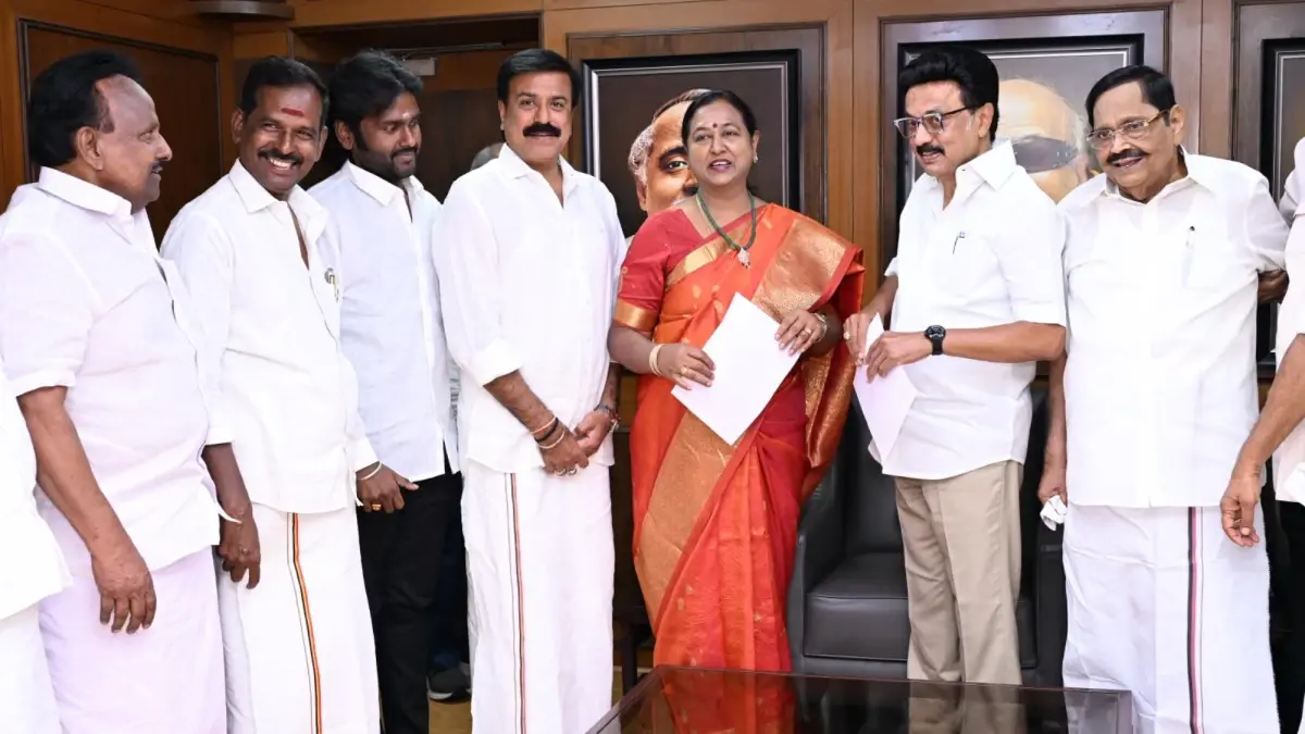 DMK seats sharing at Anna Arivalayam