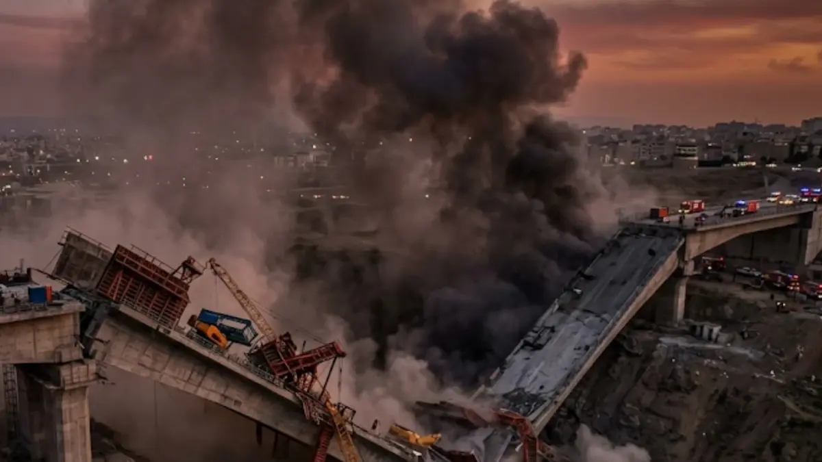 Karaj Bridge strike