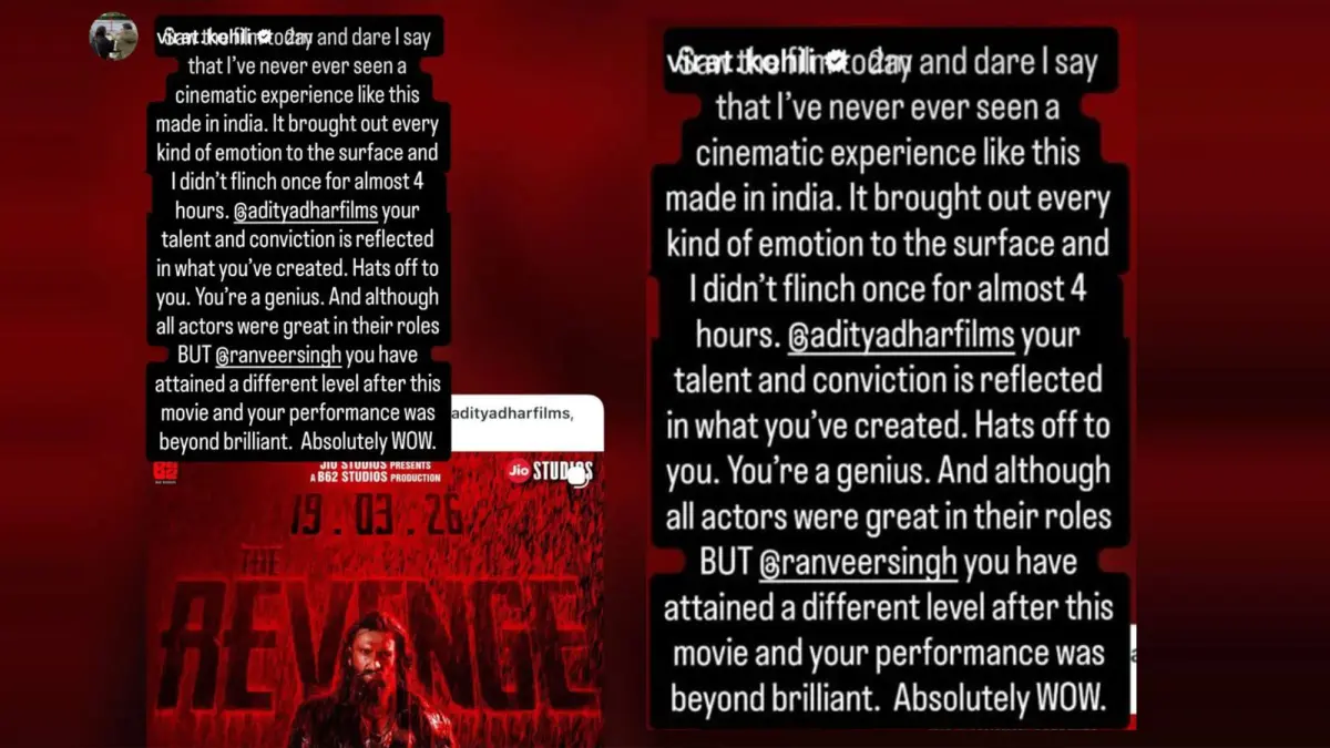 Virat Kohli Honest Review - Dhurandhar 2