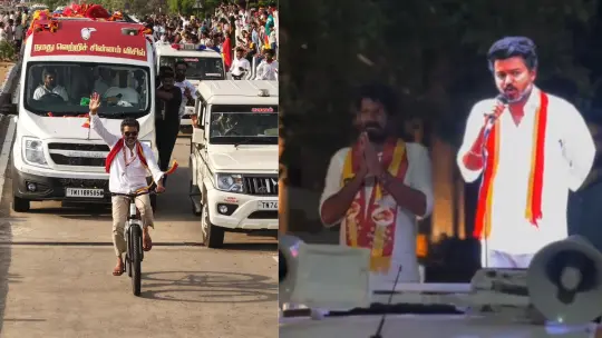 Vijay's Roadshow and Hologram Campaign Take Centre Stage Ahead of TN Polls