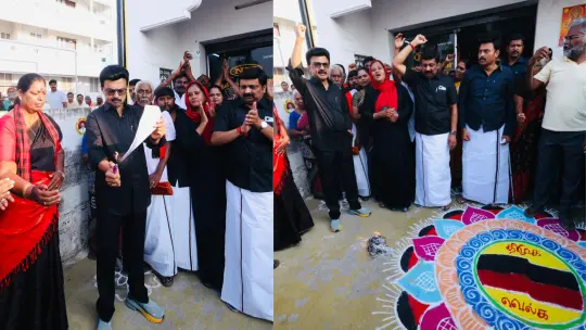 CM MK Stalin burns the Delimitation Bill and calls for a state-wide protest