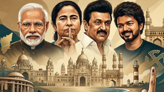 State Election Results 2026: Major Political Shifts in Kerala, Assam, Puducherry, TN & West Bengal