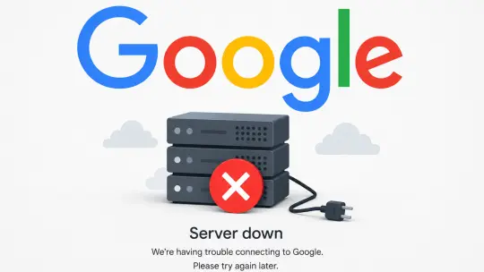Is Google Server Down?: Thousands of Users Report Error Message