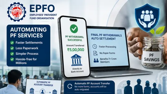 EPFO to Introduce Auto Settlement for Final PF Withdrawals, Automatic Account Transfers on Job Change