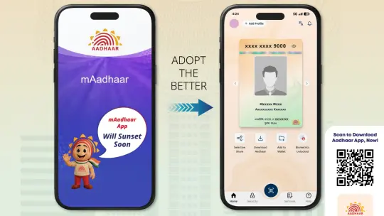 UIDAI Unveils New Aadhaar App with Enhanced Privacy & Security Features