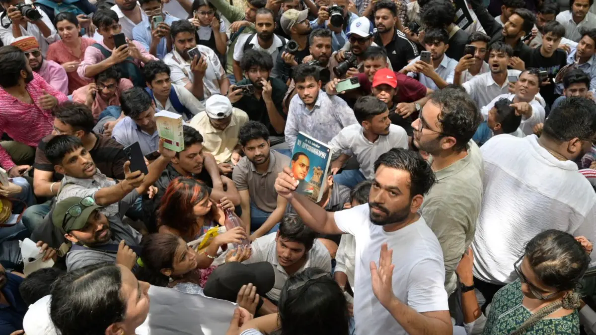 CJB members first protest at Jantar Mantar at Delhi