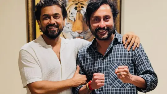 Suriya gifts SUV to RJ Balaji and the film's box office collection on Day 28