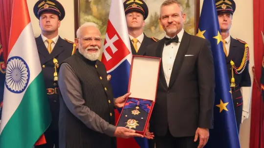 PM Modi Visited Slovakia on a Historic Visit to Boost Trade & Strategic Ties
