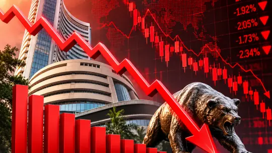Stock Market Crashes as Sensex, Nifty Slide Nearly 2%, Here's What Happened