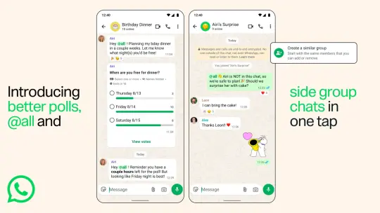 WhatsApp Expands Group Chat Experience With Three New Features