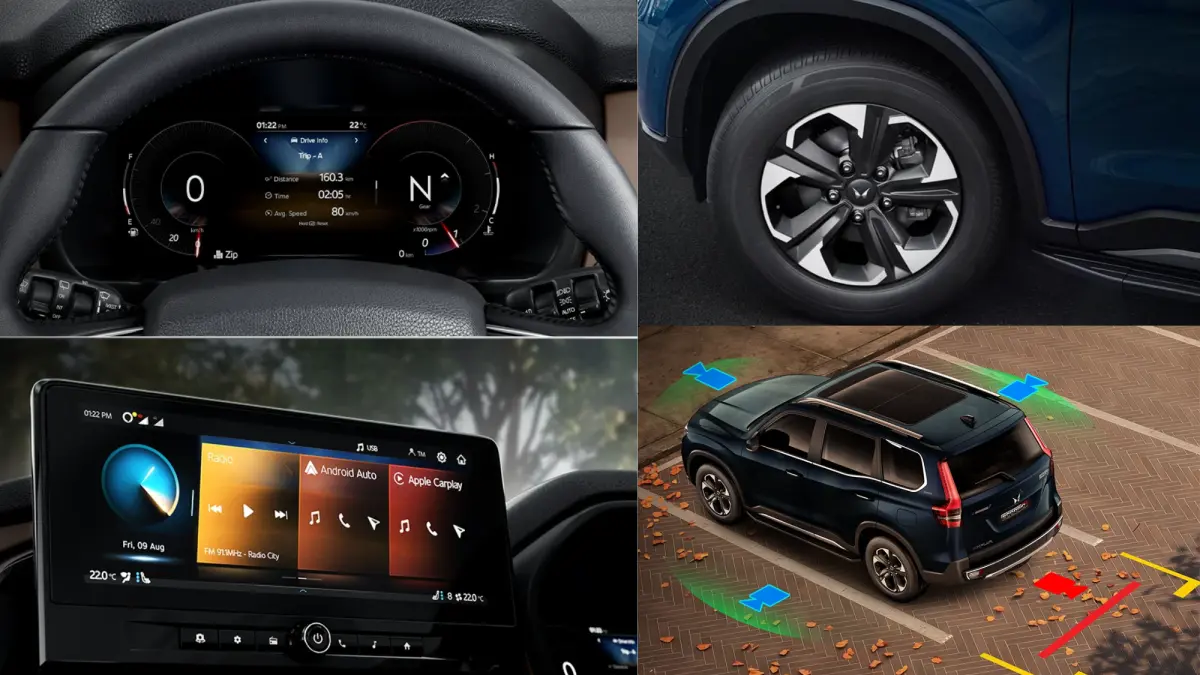 12.29-inch touchscreen infotainment system, Diamond cut wheel, 540 degree camera