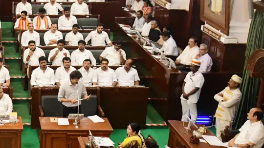 CM Vijay Announces Free LPG Cylinders, Expanded Bus Travel Scheme & Parandur Airport Plan
