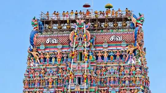 Madurai Meenakshi Sundareswarar Temple Kumbabishekam Held After 17 Years
