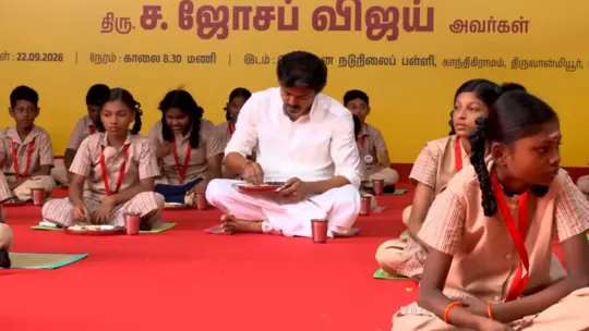 CM Vijay Expanded Kamarajar Breakfast Scheme to Classes 6-8