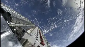 Elon Musk Starlink Satellite Train