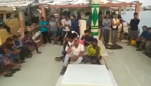 Indian Fishermen in Iran