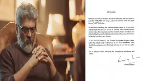 Valimai First Look is postponed due to COVID 19