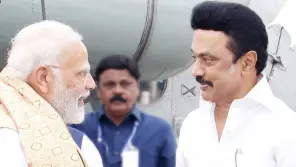 PM Modi And CM Stalin