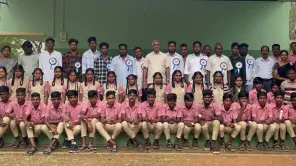 Masinagudi Tamilaga Vettri Kazhagam Members Along with School Staffs and Students